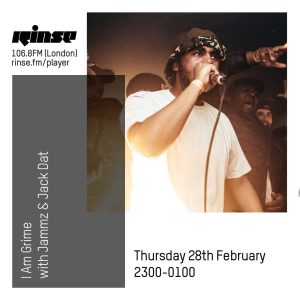 I Am Grime with Jammz & Jack Dat - 28th February 2019